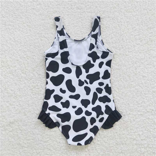 S0051 Cow Print one-piece swimsuit