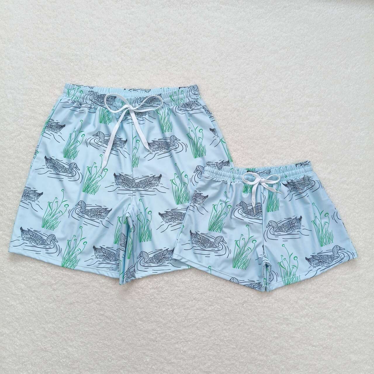 S0359 Aqua swimming trunks for male duck for adults