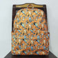 BA0213 Cartoon dog flower orange backpack