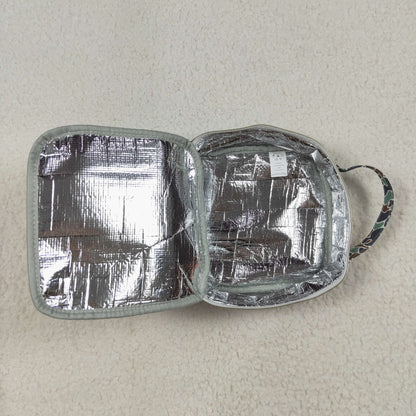 BA0270 Baby Kids Mallard Ducks Green Lunch Dinnder Picnic Box 7.7