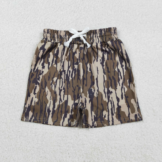 SS0731 Baby Boys Southern Olive Camo Pockets Shorts Bottom C11.19