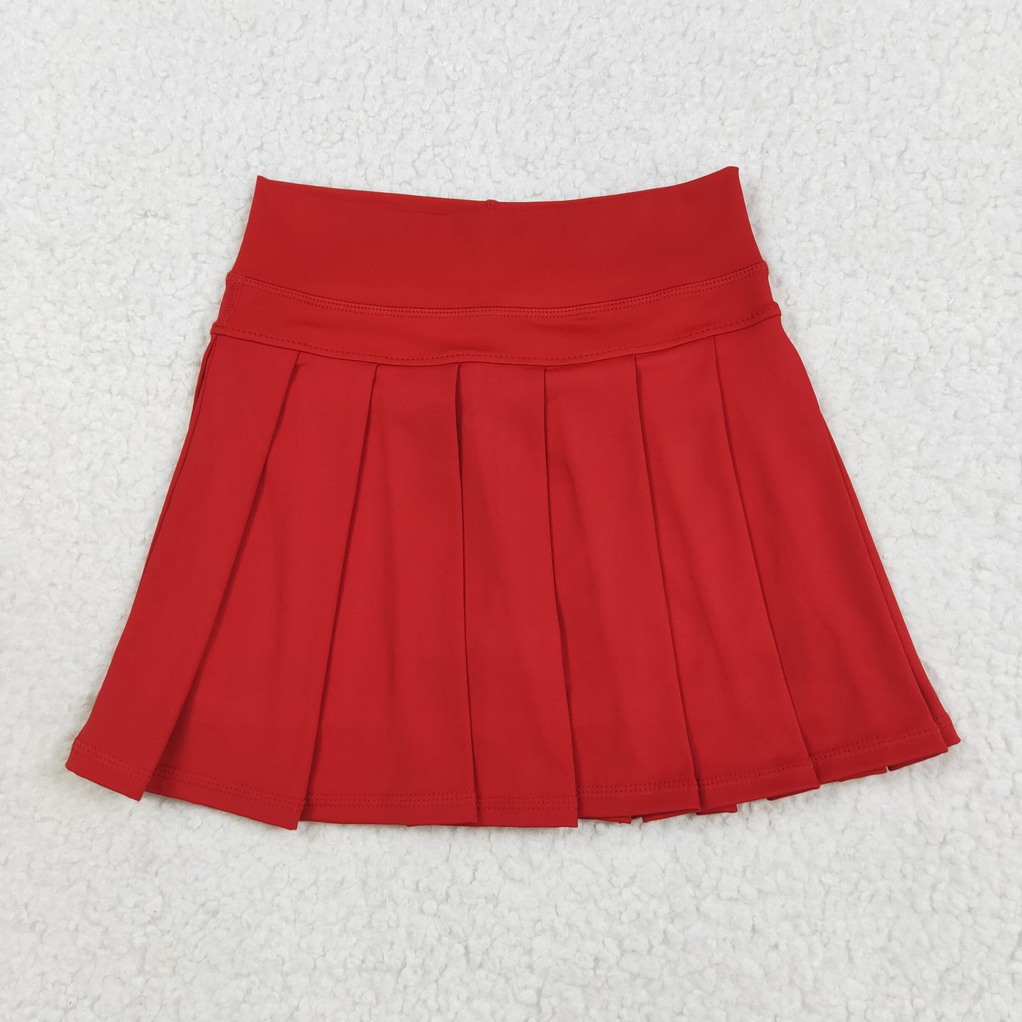 GLK0125 Baby Girls Red Yoga Skorts Bottom 8.7