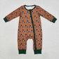 LR2154 Baby Infant Boys Mallard Ducks Hunting Zip Sleeprs Romper