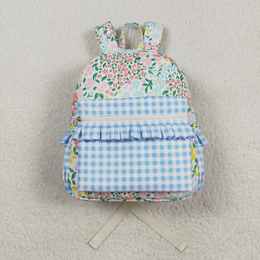 BA0097 Baby Girls Children Colorful Flowers Back Bag
