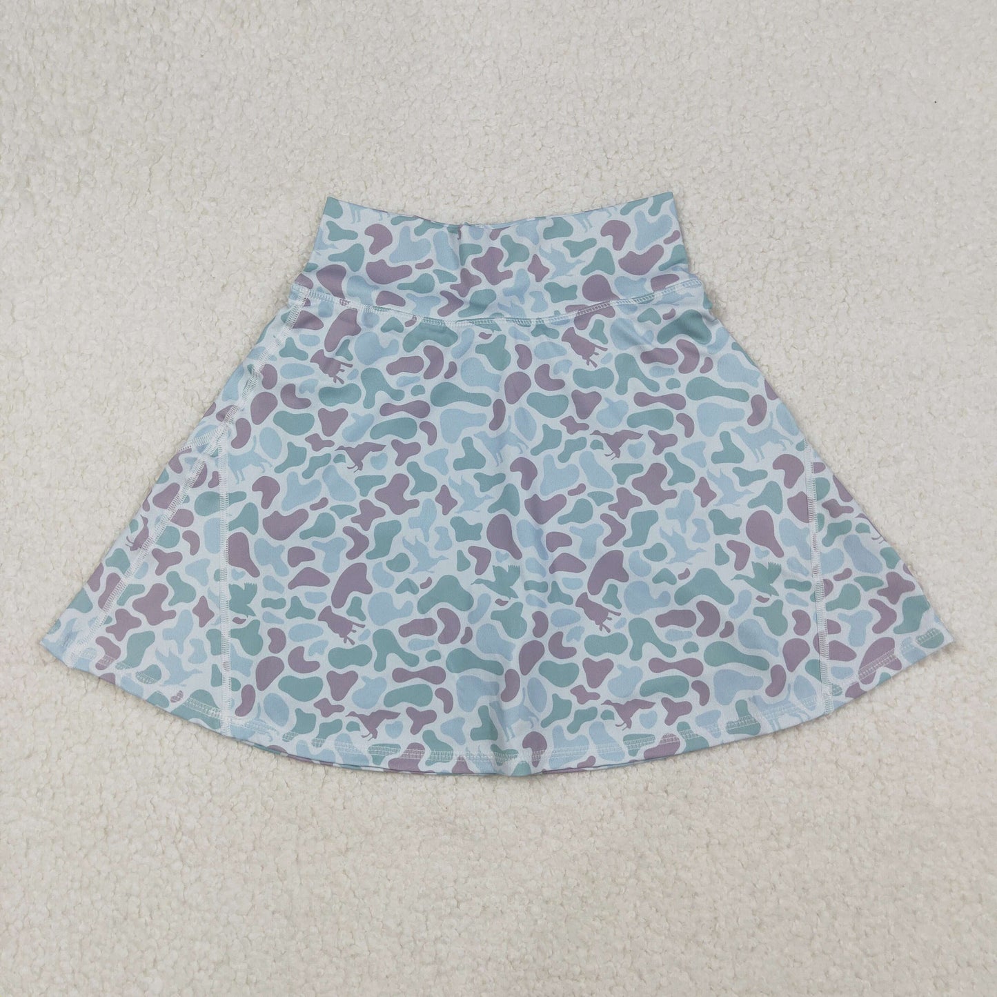 GLK0132 Adult Women Western Green Camo Yoga Skorts C9.23