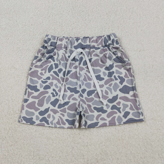 SS0140 Baby Boys Grey Camo Shorts Bottoms C10.30