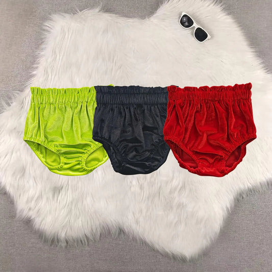 Sibling Baby Girls Velvet Bummies Bottoms 5.29