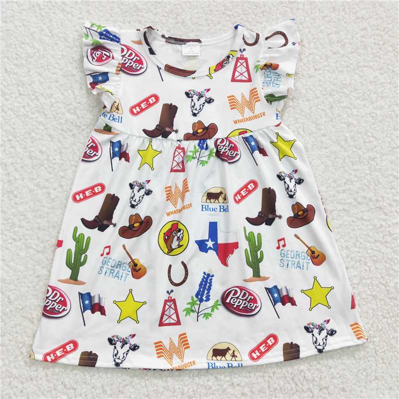 Baby Boys Western Sibling Sister Texas Rompers Dresses Outfits Sets