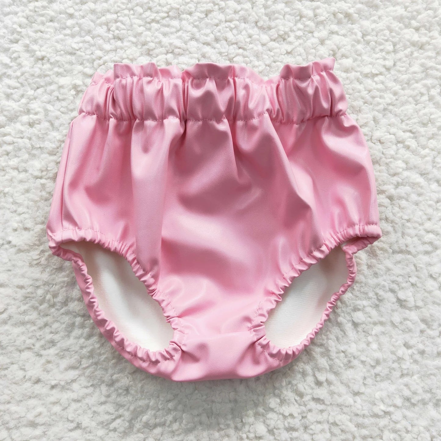 Sibling Baby Girls Leather Summer Bummies Bottoms 5.27