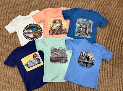 Sibling Baby Boys Hunting Duck Short Sleeve Tee Shirts Tops 4.18