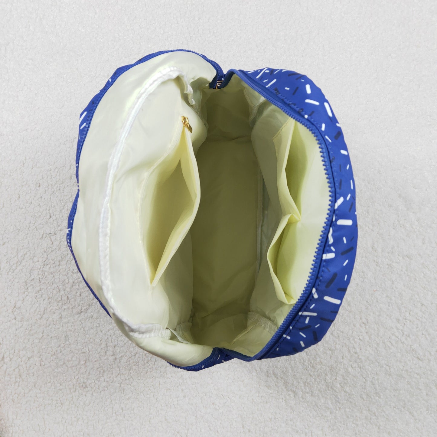 BA0340 Baby Kids Hot Blue Drip Team Zipper School Back Bags C11.22