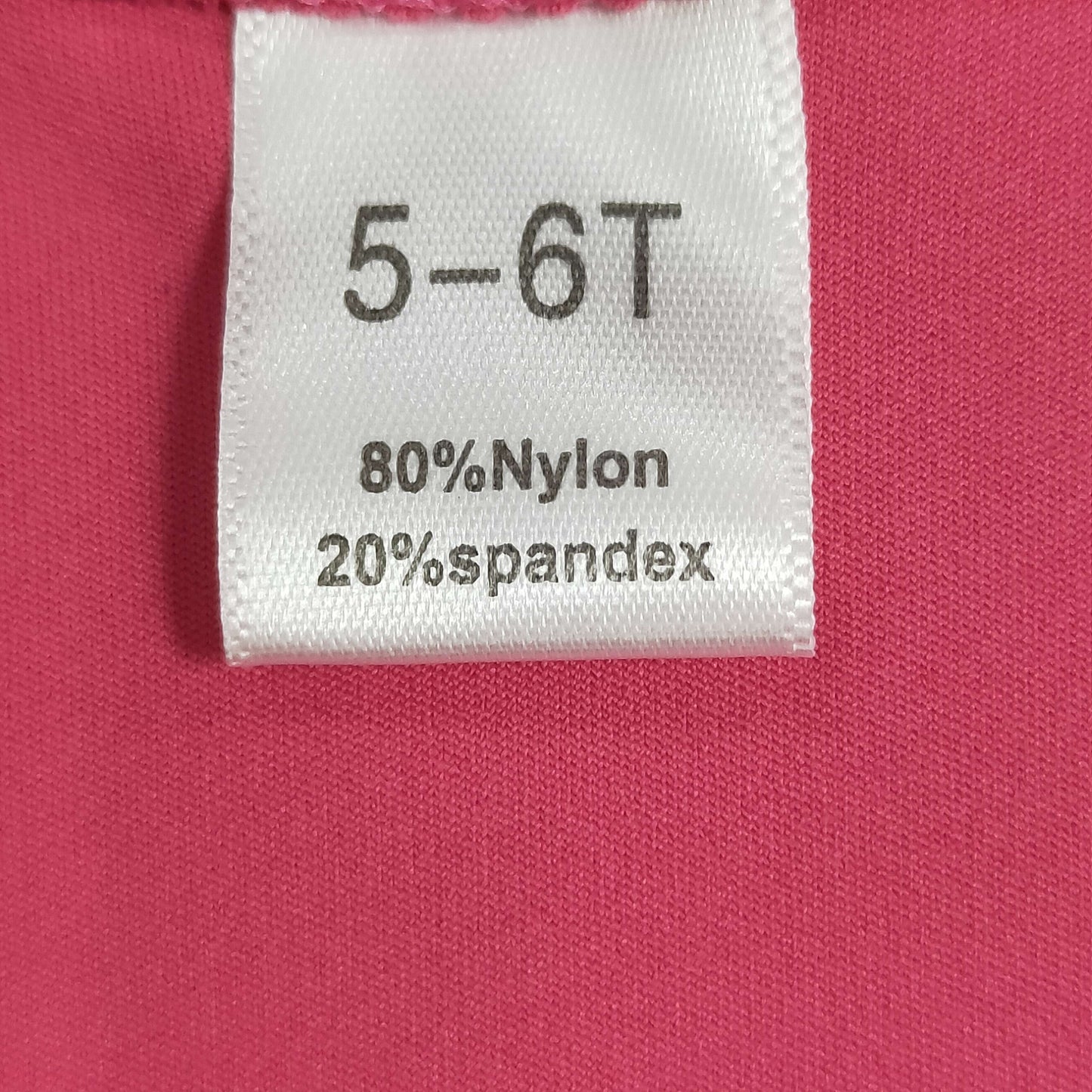 GSD2474 Baby Girls Pink Short Sleeves Button Yoga Knee Length Dress 6.4