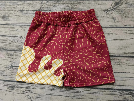 Baby Boys Team Red Shorts Bottoms Preorder(moq 3)