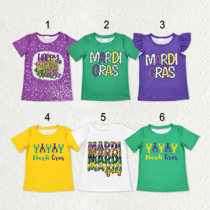 Sibling Baby Boys Girls Mardigras Crayfishes Tee Shirts Top C10.22