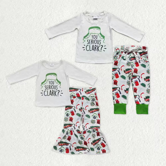 Sibling Baby Boys Girls You Top Gifts Pants Christmas Clothes Sets C10.25