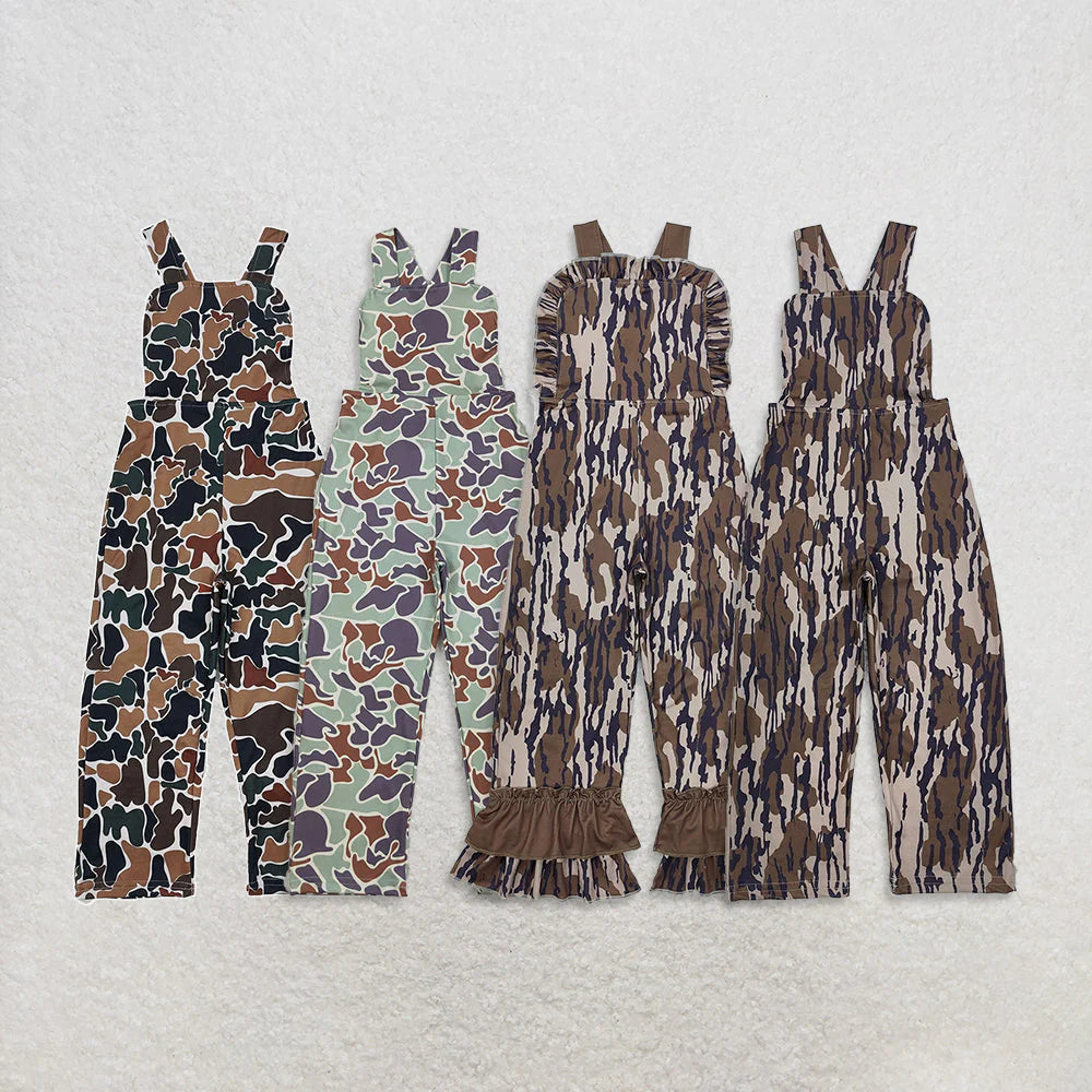Sibling Baby Boys Girls Southern Camo Straps Pant Jumpsuits C10.25