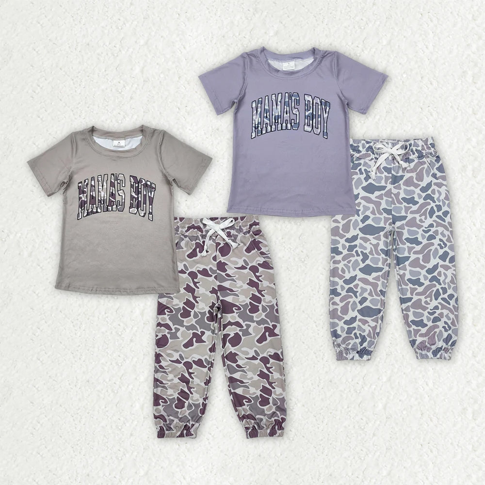 Sibling Baby Mama's Boy Top Pocket Jogger Pants Outfits Sets 4.29