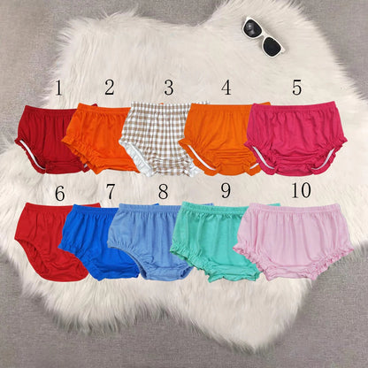 Sibling Baby Girls Infant Summer Cotton Bummies Bottoms 5.27