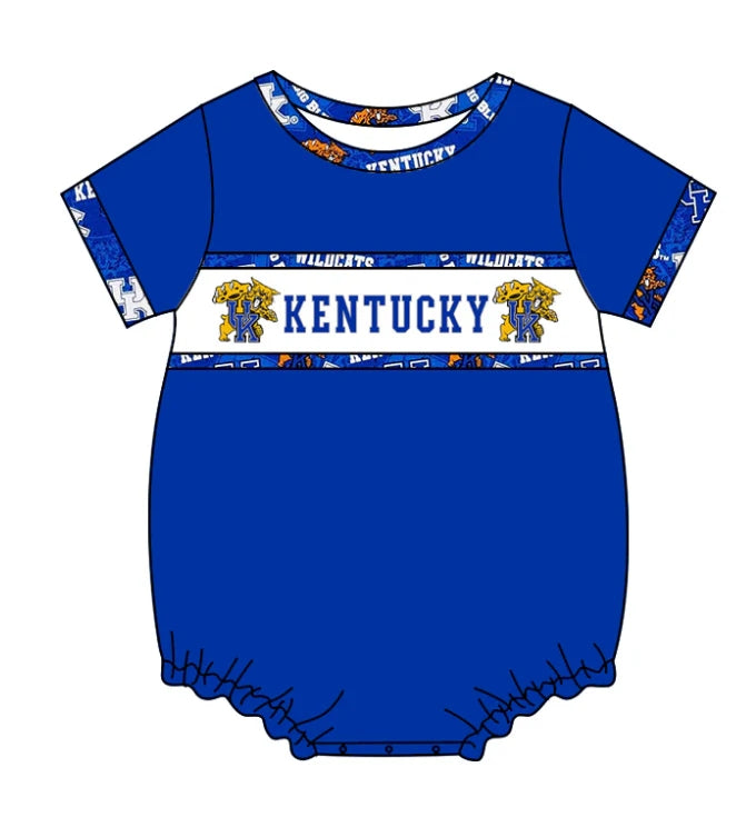 Baby Infant Boys Kentucky Tiger Team Purple Sleepers Rompers Preorder(moq 3)