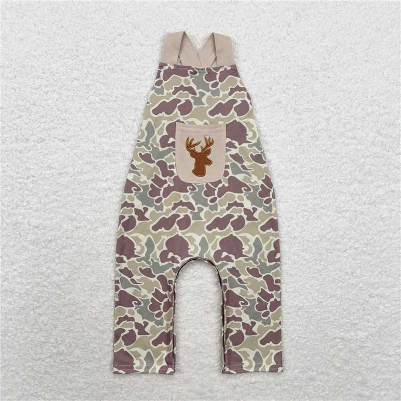 RTS SR1913 Baby Boys Romper Baby Boys Deer Camo Pants Hunting Jumpsuits Rompers
