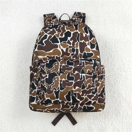 Sibling Baby Kids Boys Camouflage Backpack Zip Back Bags