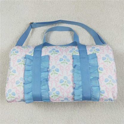 Sibling Ruffle Floral Print Gym Duffle Bags 5.12
