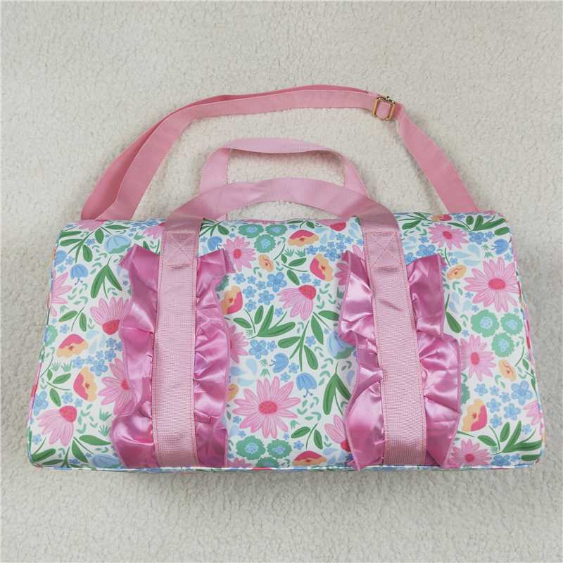 Sibling Ruffle Floral Print Gym Duffle Bags 5.12
