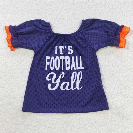 RTS GT0275 Baby Girls Purple Football Shirts Team Sports Tops for Little Athletes