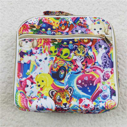 Kids Children Cartoon Animal Prints Back Bags Lunch Boxes