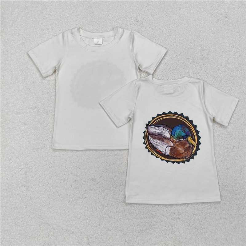 Sibling Baby Boys Hunting Duck Short Sleeve Tee Shirts Tops 4.18