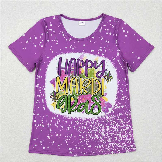 Mommy&Me Mardi Gras matching clothes girl t-shirt adult t-shirt