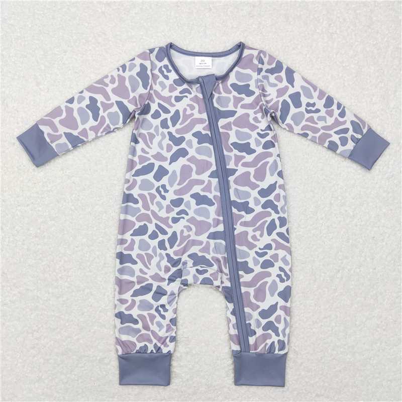 Baby Boys Grey Camo Brother Hunting Spring Summer Clothes Sets