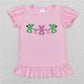 Sibling Boys Baby Girls Easter Cotton Embroidery Short Sleeve Shirt Tops