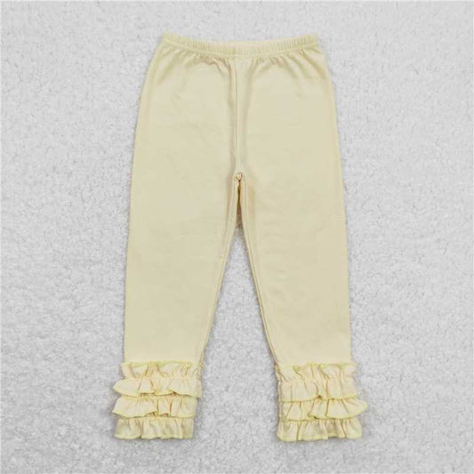 Sibling Kids Baby Girls Cotton Icing Ruffle Legging Pants