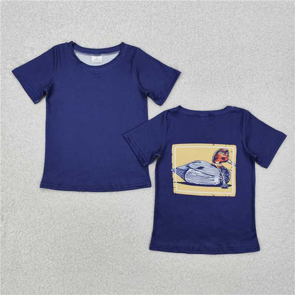 Sibling Baby Boys Hunting Duck Short Sleeve Tee Shirts Tops 4.18