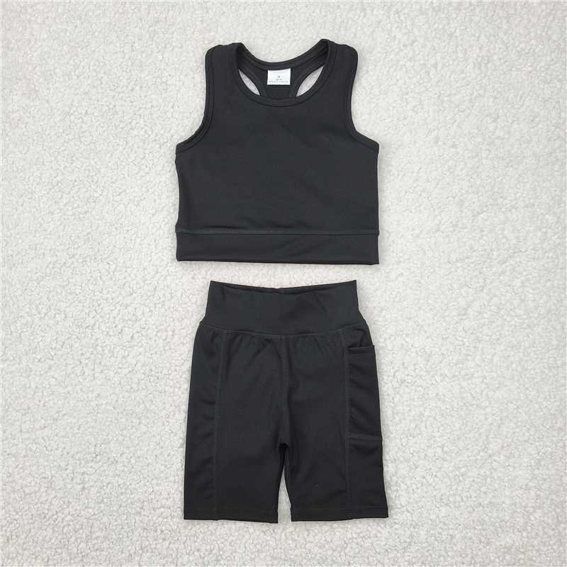 Sibling Baby Girls Athletic Active Wear Top Shorts Clothes Sets 4.30