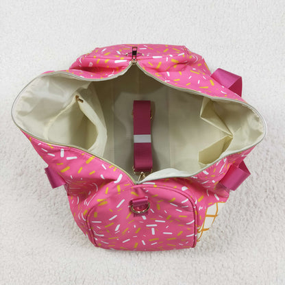 BA0298 Baby Kids Pink teams Duffle Gym Bag 5.23