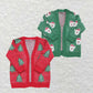 Baby Girls Sibling Clothes Christmas Long Sleeve Sweater Cardigan