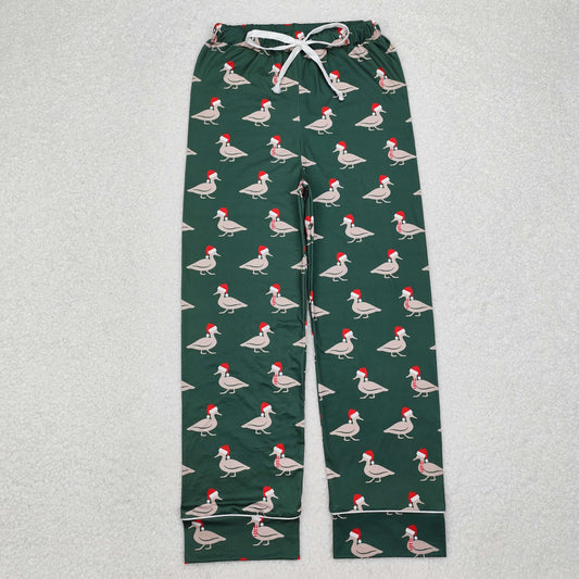 P0636 Adult Men Christmas Ducks Bottom Pants Pajamas