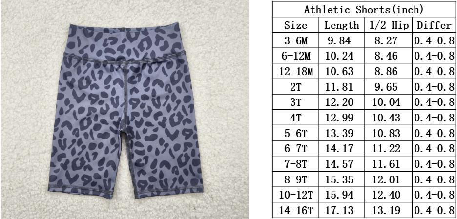 6 Colors Sibling Baby Girls Tennis Yoga Biking Shorts Bottoms 5.8