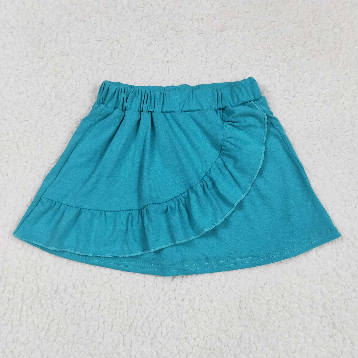 GLK0060 Baby Girls Turquoise Ruffles Skort Skirts  5.15