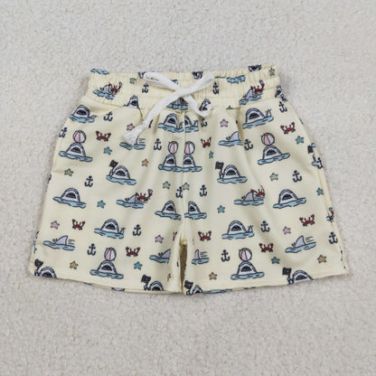 S0584 Baby Boys Sea Starfishes Crabs Swimming Trunks Bottom C11.25