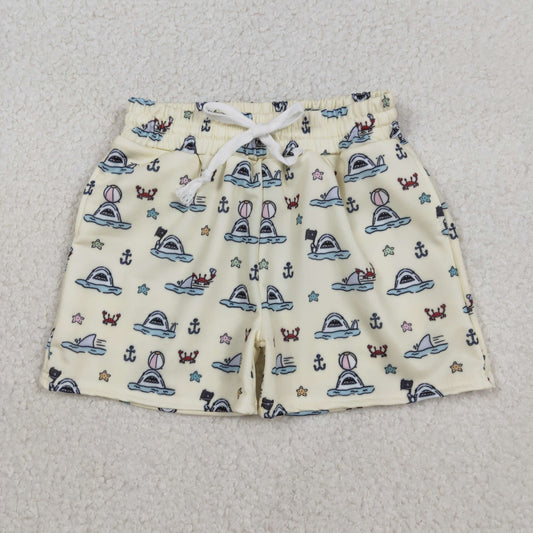 S0584 Baby Boys Sea Starfishes Crabs Swimming Trunks Bottom C11.25