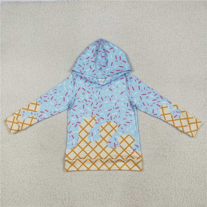7 Colors Sibling Baby Kids Long Sleeves Team Sprinkles Drips Hoodies Tops 7.29
