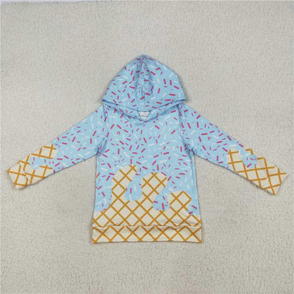7 Colors Sibling Baby Kids Long Sleeves Team Sprinkles Drips Hoodies Tops 7.29