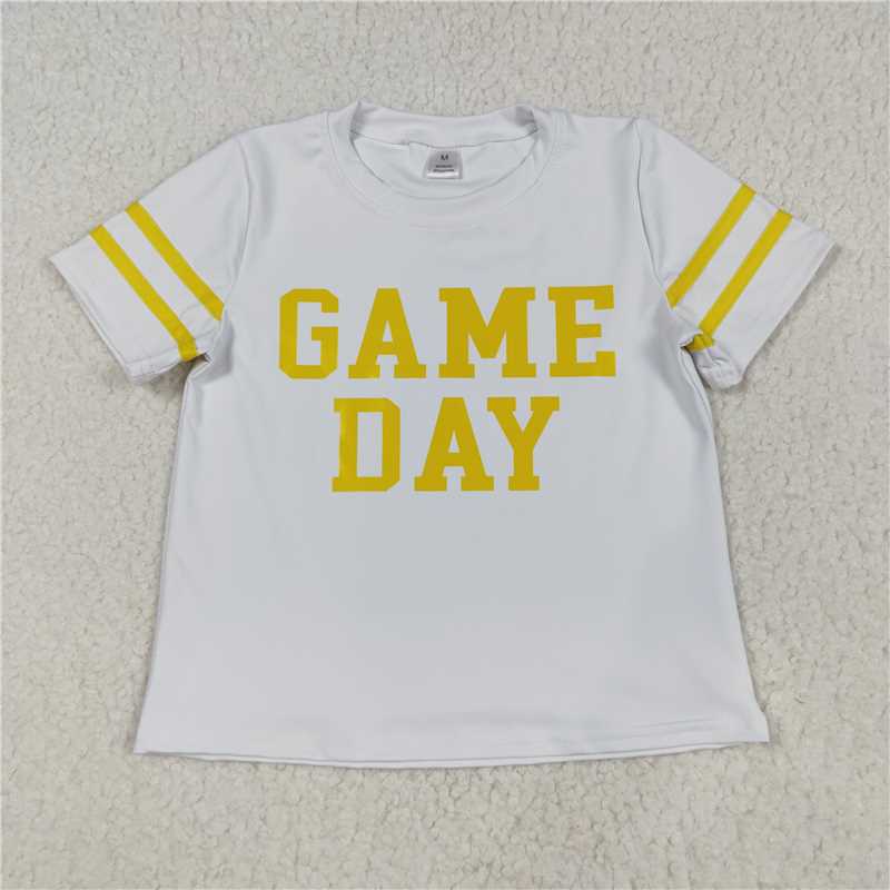 Sibling Baby Girls Game Day Yoga Active Team Tee Shirts Tops C9.3