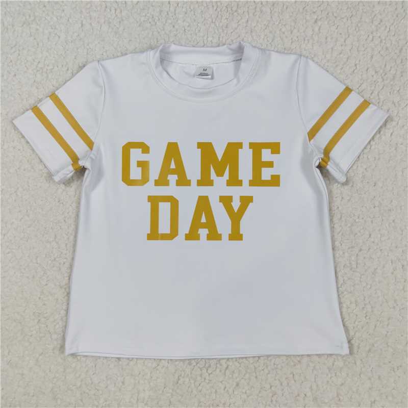 Sibling Baby Girls Game Day Yoga Active Team Tee Shirts Tops C9.3