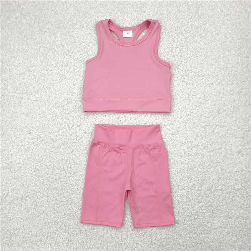 Sibling Baby Girls Athletic Active Wear Top Shorts Clothes Sets 4.30