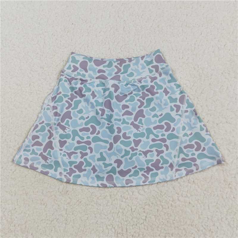 Sibling Baby Girls Western Ducks Camo Yoga Skorts Bottom C8.15