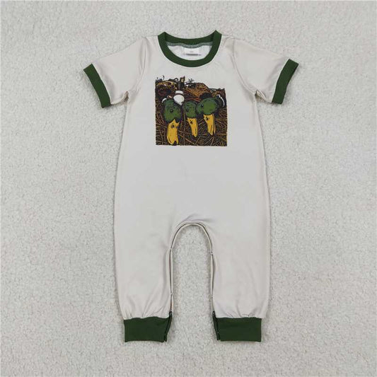 RTS SR3681 Baby Boys Romper Baby Boys Ducks Calls Hunting Footie Rompers